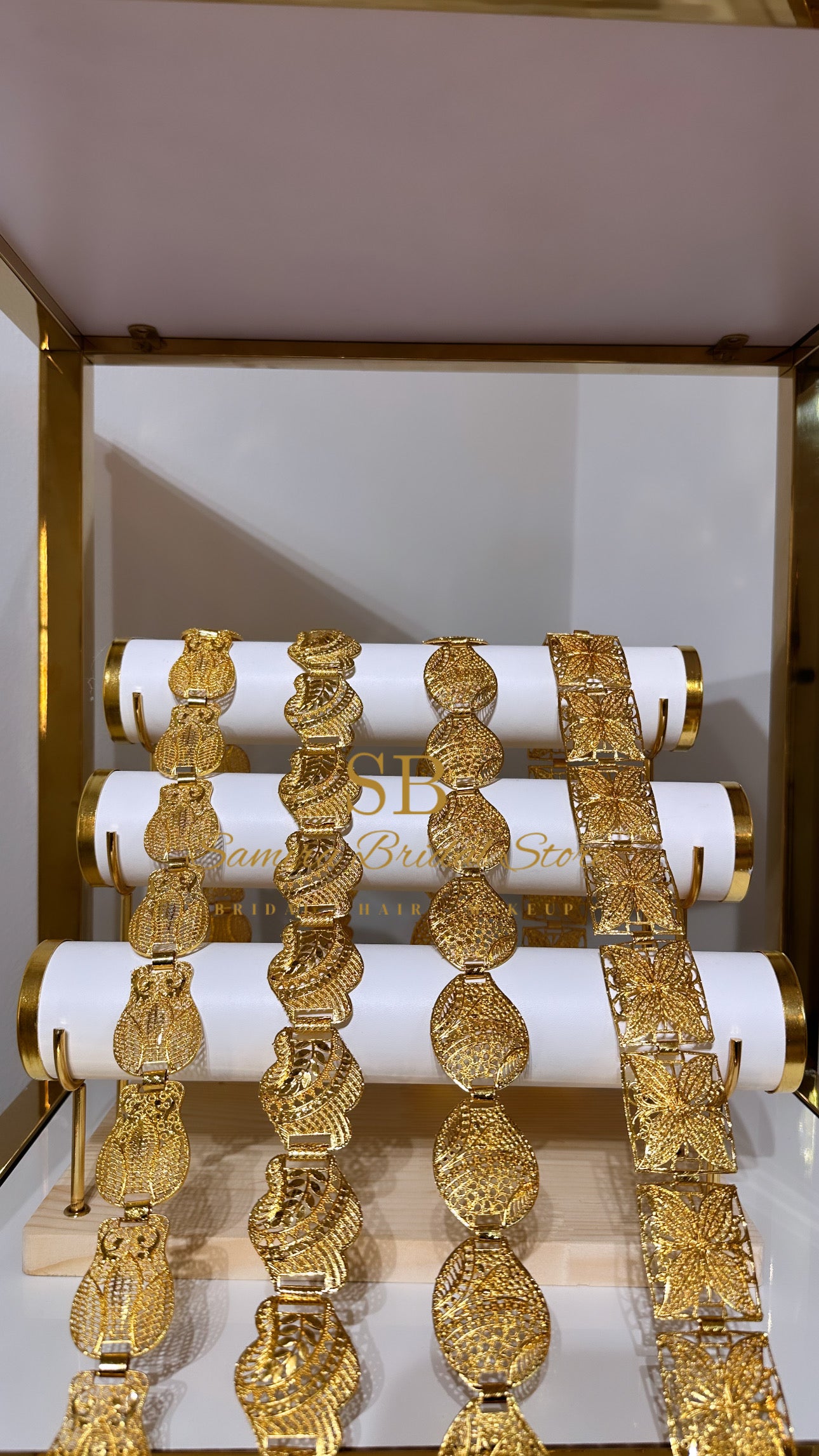 SB Bridal Golden Belt