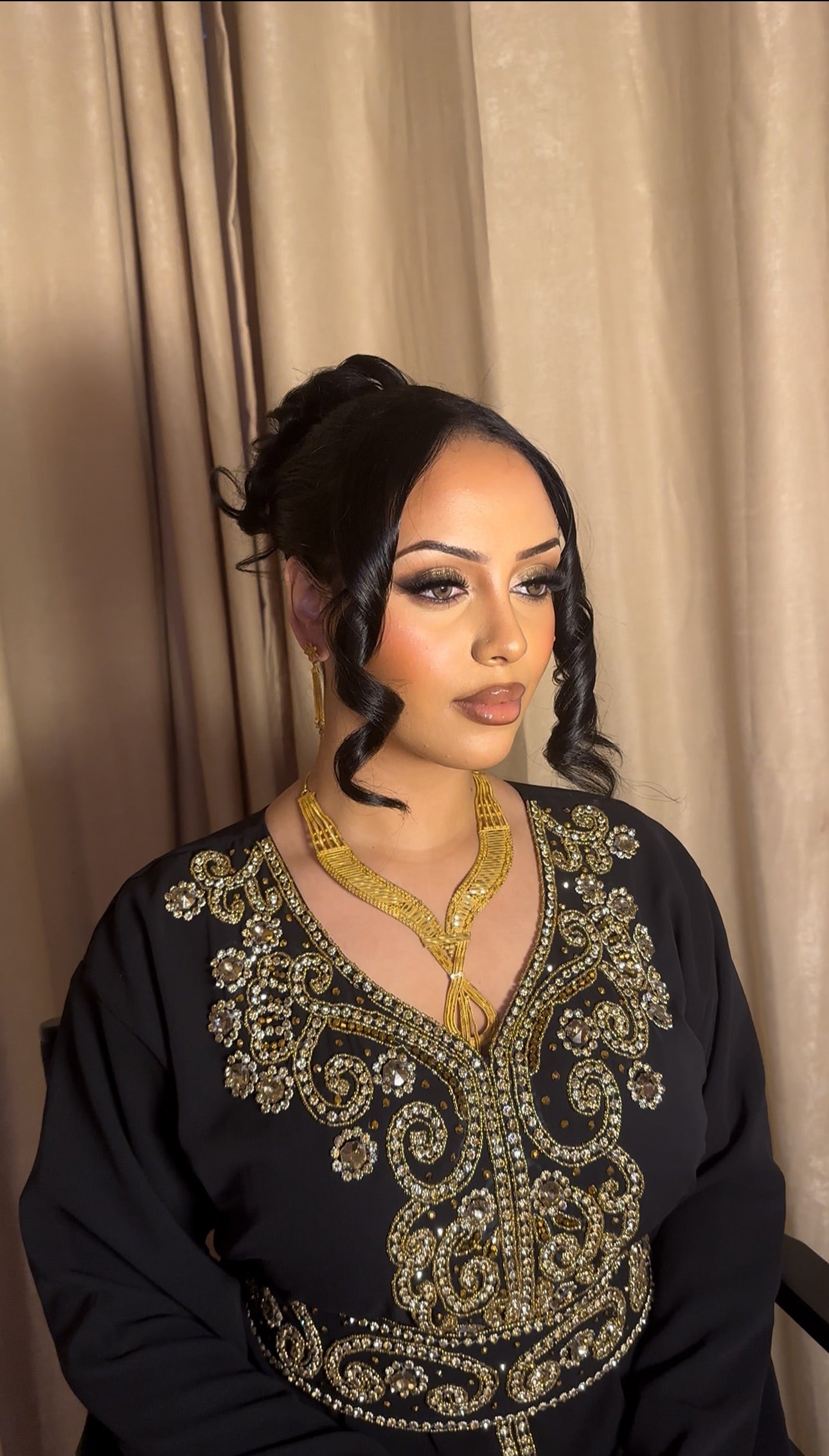 Nikkah Abaya Dress - Black