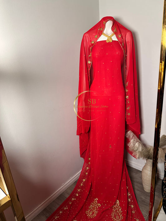 Dahabo Guest  Dirac - Red & Gold