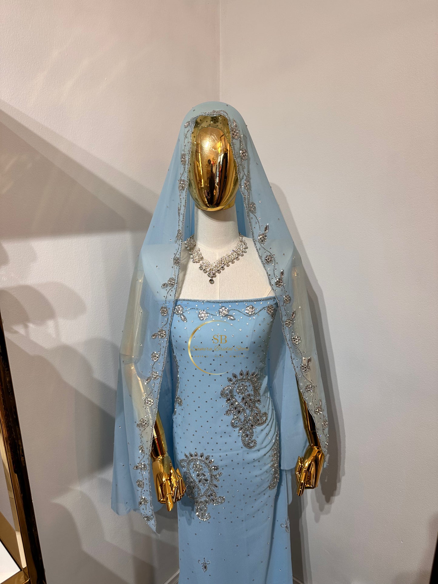 Dahabo Guest Dirac - Baby Blue & Silver