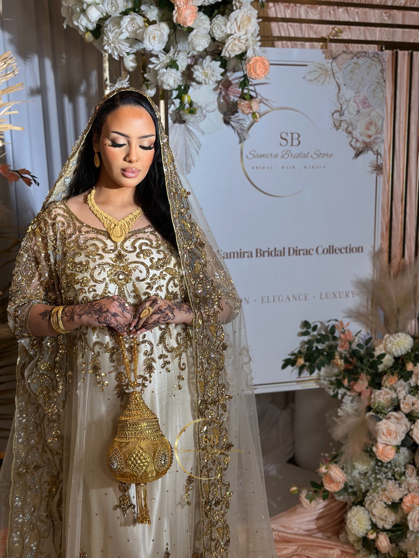 PRE -ORDER Majestic Maram - Ivory Gold Dirac