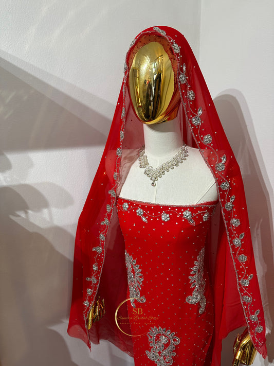 Dahabo Guest Dirac - Red & Silver