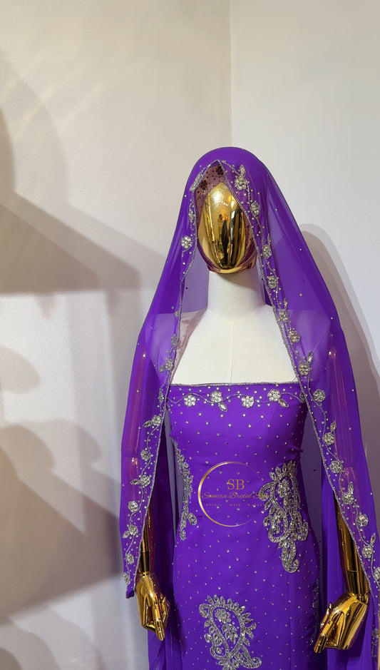 Dahabo Guest Dirac Purple & Silver