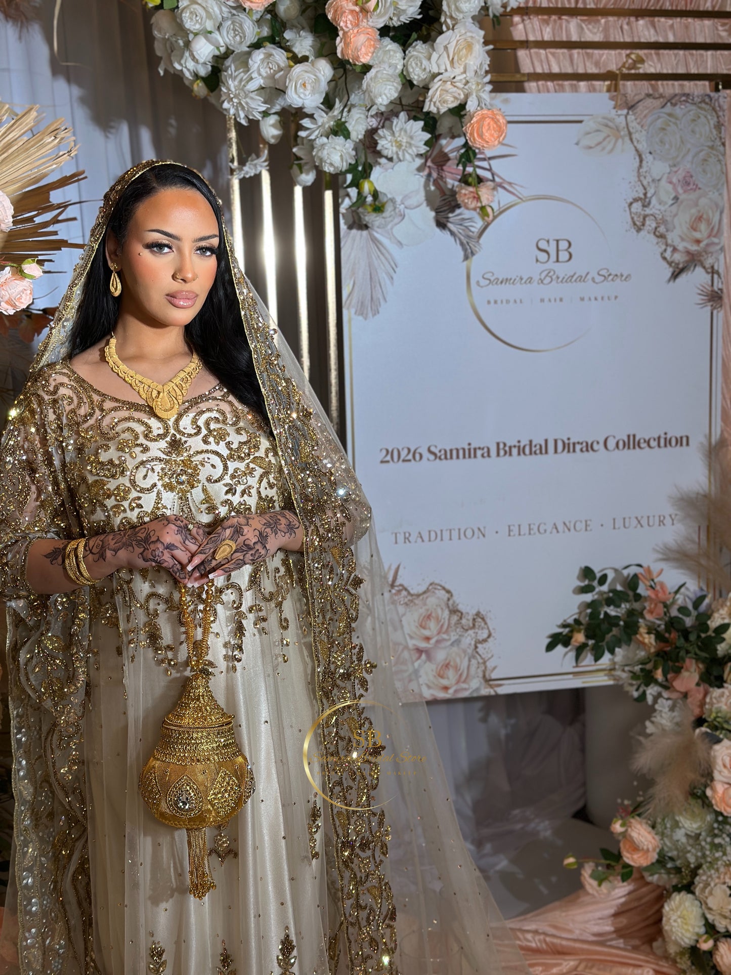 PRE -ORDER Majestic Maram - Ivory Gold Dirac