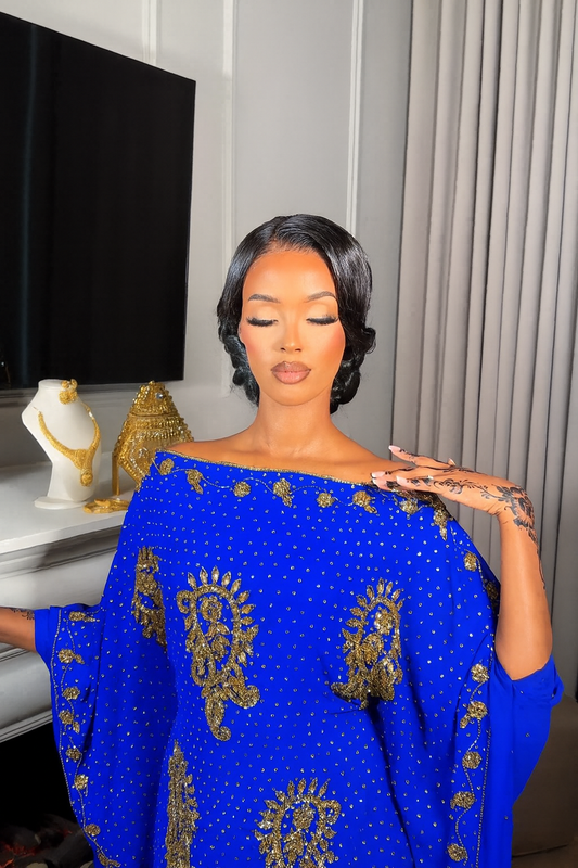 Dahabo Guest Dirac - Royal Blue & Gold