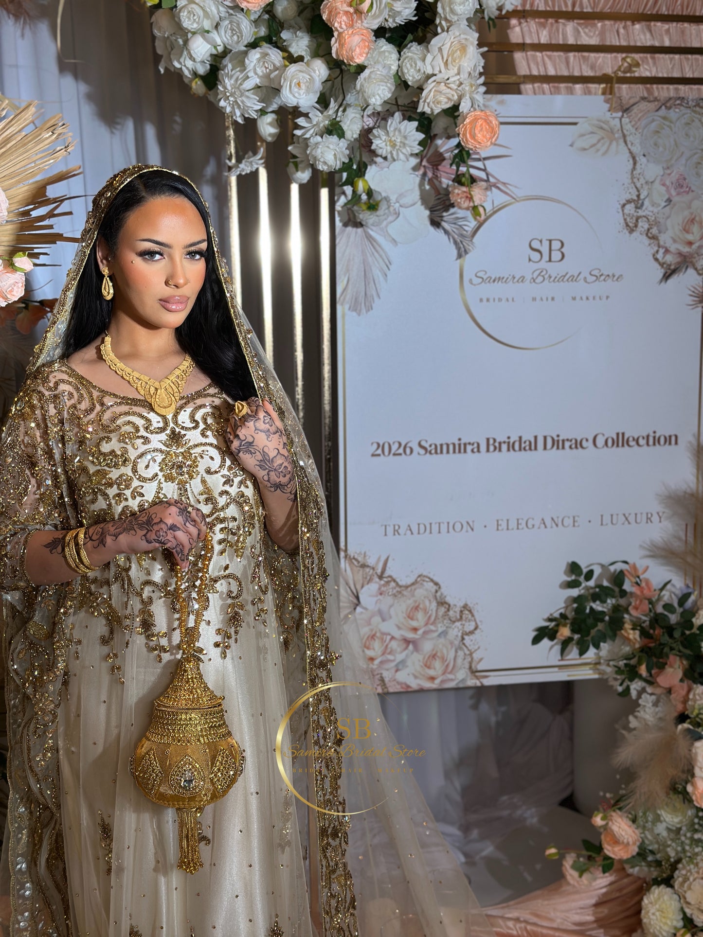 PRE -ORDER Majestic Maram - Ivory Gold Dirac