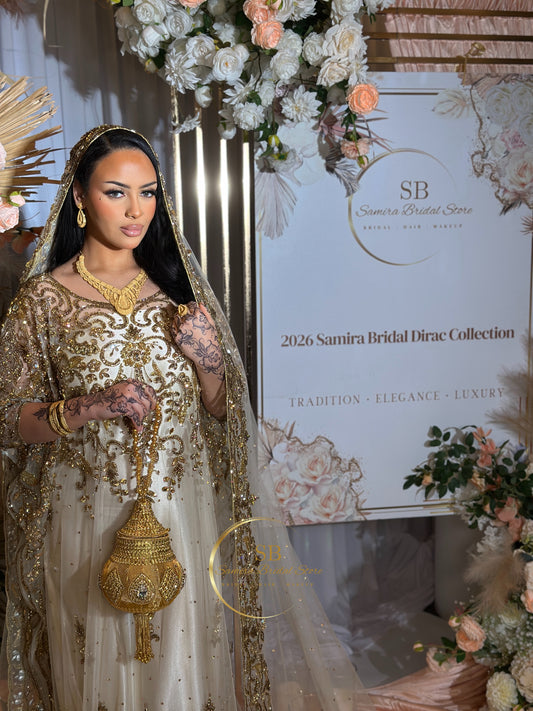 PRE -ORDER Majestic Maram - Ivory Gold Dirac