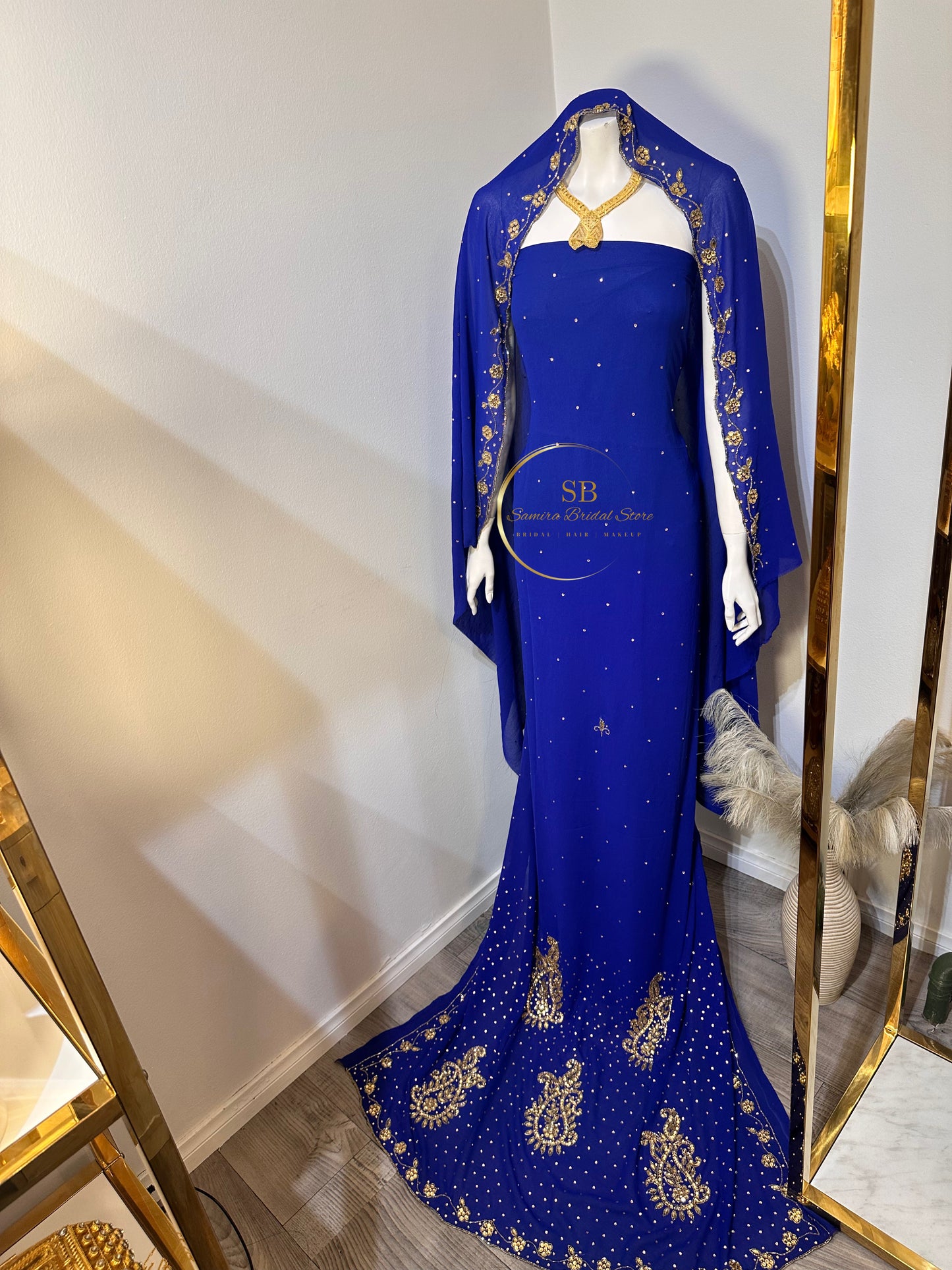 Dahabo Guest Dirac - Royal Blue & Gold