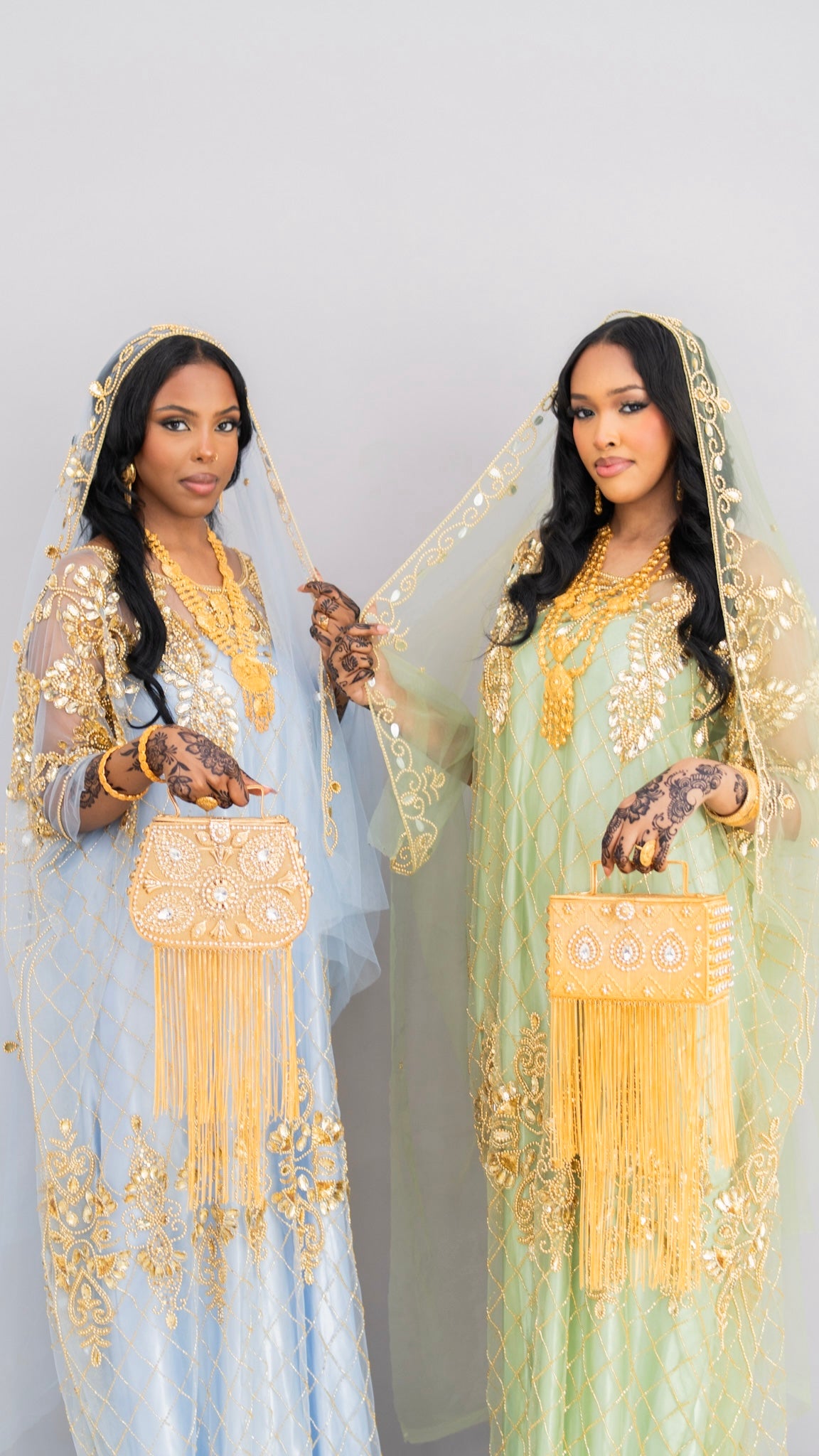 PRE - ORDER Nadira Bridal Lace Dirac -  Mint Green