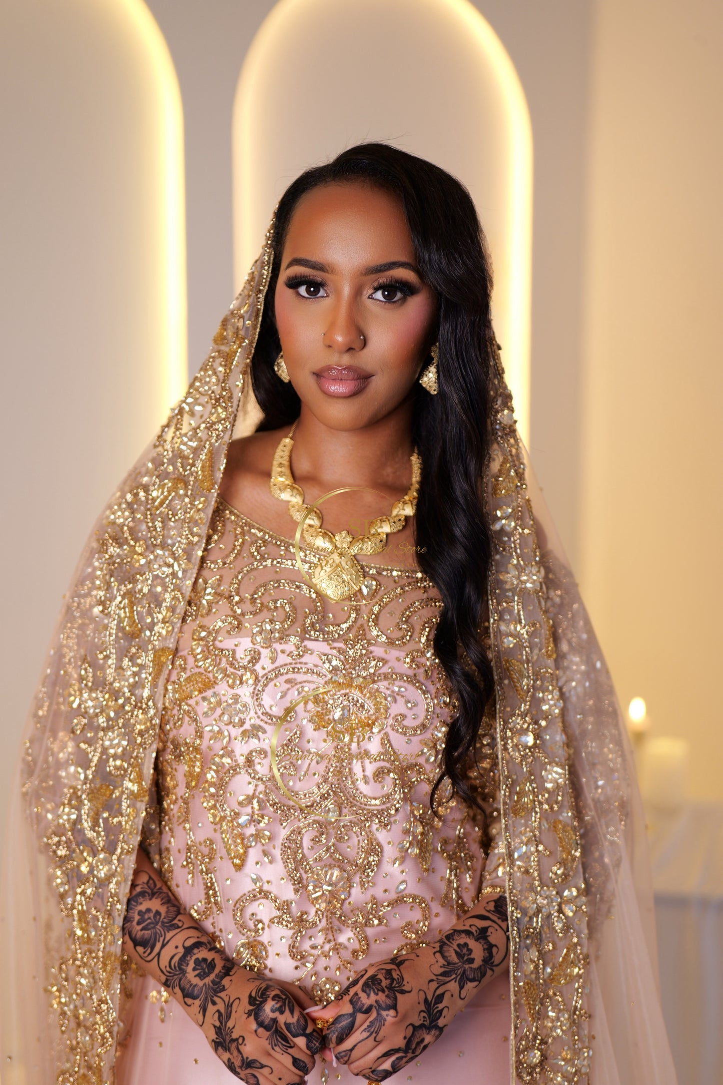 PRE -ORDER The Alluring Dusty Pink in Gold Dirac