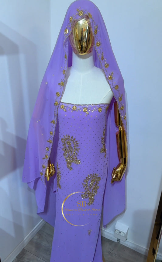 Dahabo Guest Dirac - Lavender & Gold