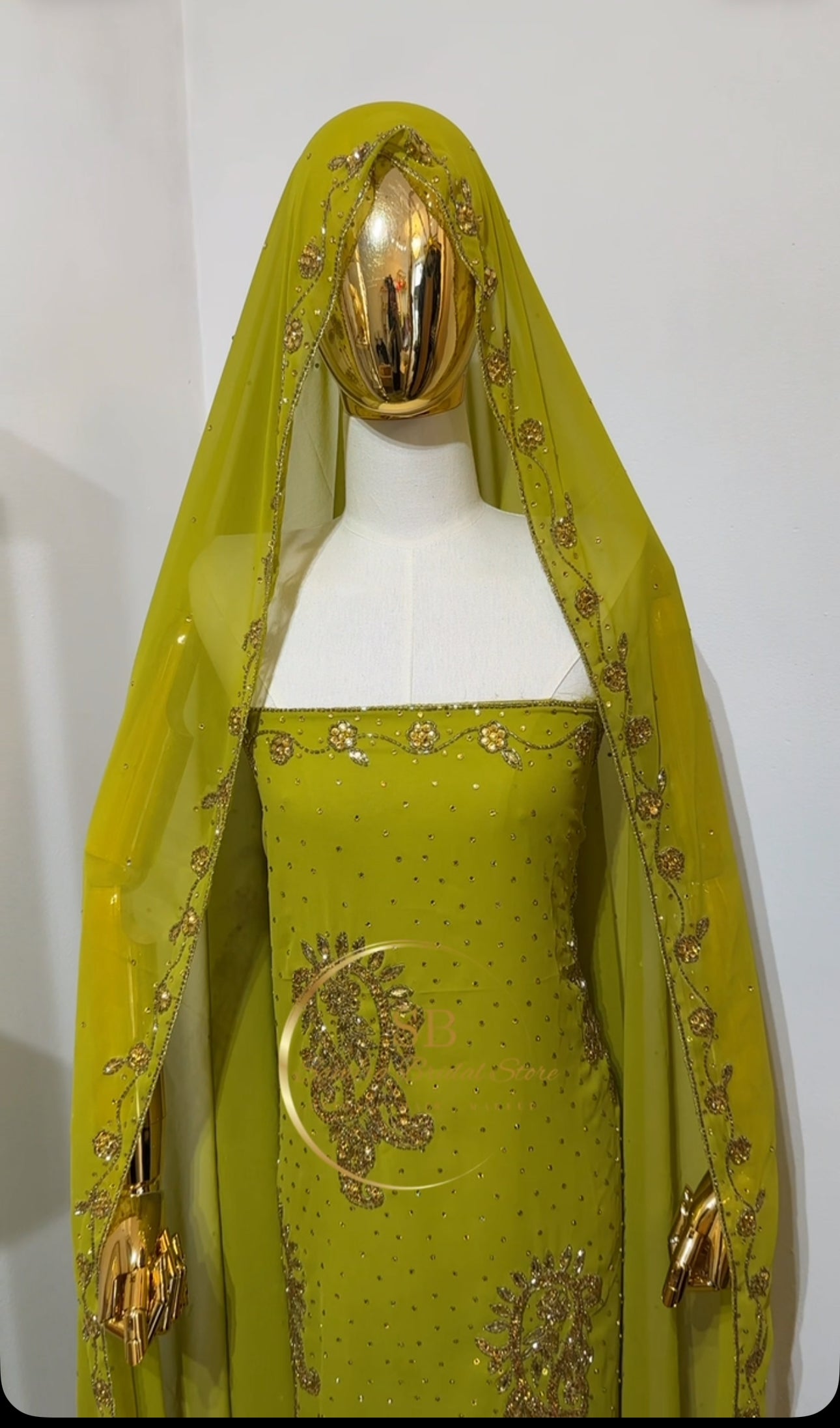 Dahabo Guest Dirac - Khaki Green & Gold